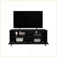 thumbnail image 3 of TV Furniture, Modern Black Entertainment Center with Storage | Engineered Wood | Black, 3 of 8