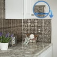 thumbnail image 3 of FASÄDE 47 in. Decorative Vinyl Large Profile J Trim Brushed Nickel (5 Pack), 3 of 6