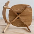 thumbnail image 6 of Dining Chairs, Wooden Chair, Dining Table Chair, Natural Oak Wood Dirt-Free Wood Chair, Table Chairs for Dining Room Living Room,  Living Room Chairs, Oak, 6 of 7