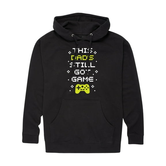Instant Message - Got Game Dad  - Men's Pullover Hooded Fleece Sweatshirt