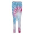 thumbnail image 7 of Endives Women's Yoga Pants Tie Dye Printed Fashion Casual Slim Yoga Leggings Fall Winter, 7 of 7