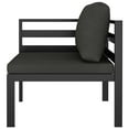 thumbnail image 5 of vidaXL 8 Piece Patio Lounge Set with Cushions Aluminum Anthracite, 3107829, 5 of 9