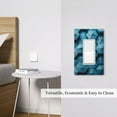 thumbnail image 3 of Blue 3D Hive Light Switch Cover Decorative Switch Plates and Outlet Covers Wall Plates for Electrical Kitchen Home Office Art Decor, 3 of 4