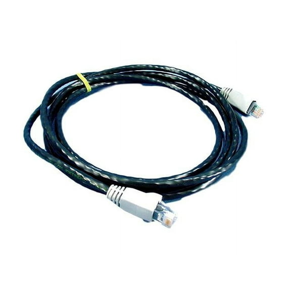Leviton Black Cat 6 7 ft Ethernet Patch Cord Network Cable Booted Cat6 62455-7E