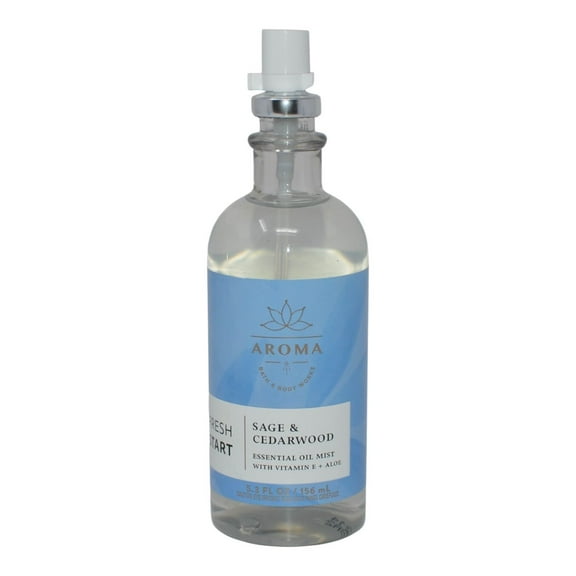 Bath and Body Works Fresh Start Sage & Cedarwood Essential Oil Mist (5.3 FL OZ / 156 mL)