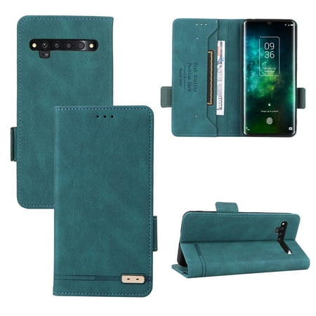 For TCL 10 Pro Magnetic Clasp Flip Leather Phone Case