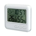 thumbnail image 3 of WHEANG Measuring Tools Digital Hygrometer Indoor Humidity Temperature Time with Lcd One Size White, 3 of 9