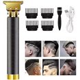 thumbnail image 1 of Cortapelos para hombres, recortadora de barba con 4 peines guía, cuchillas en T, cortadora de pelo, afeitadora de pelo inalámbrica recargable, kit de recortadora de barba para niños a, 1 of 5