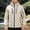 White, variant on Men's Waterproof Rain Jacket, Hooded Windproof 100% Polyester Outdoor Coat with Multi Zipper Pockets for Hiking Camping Daily Use