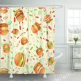 thumbnail image 1 of Cortina de ducha ABPHQTO 165x180 cm hamburguesa de ternera, 1 of 2