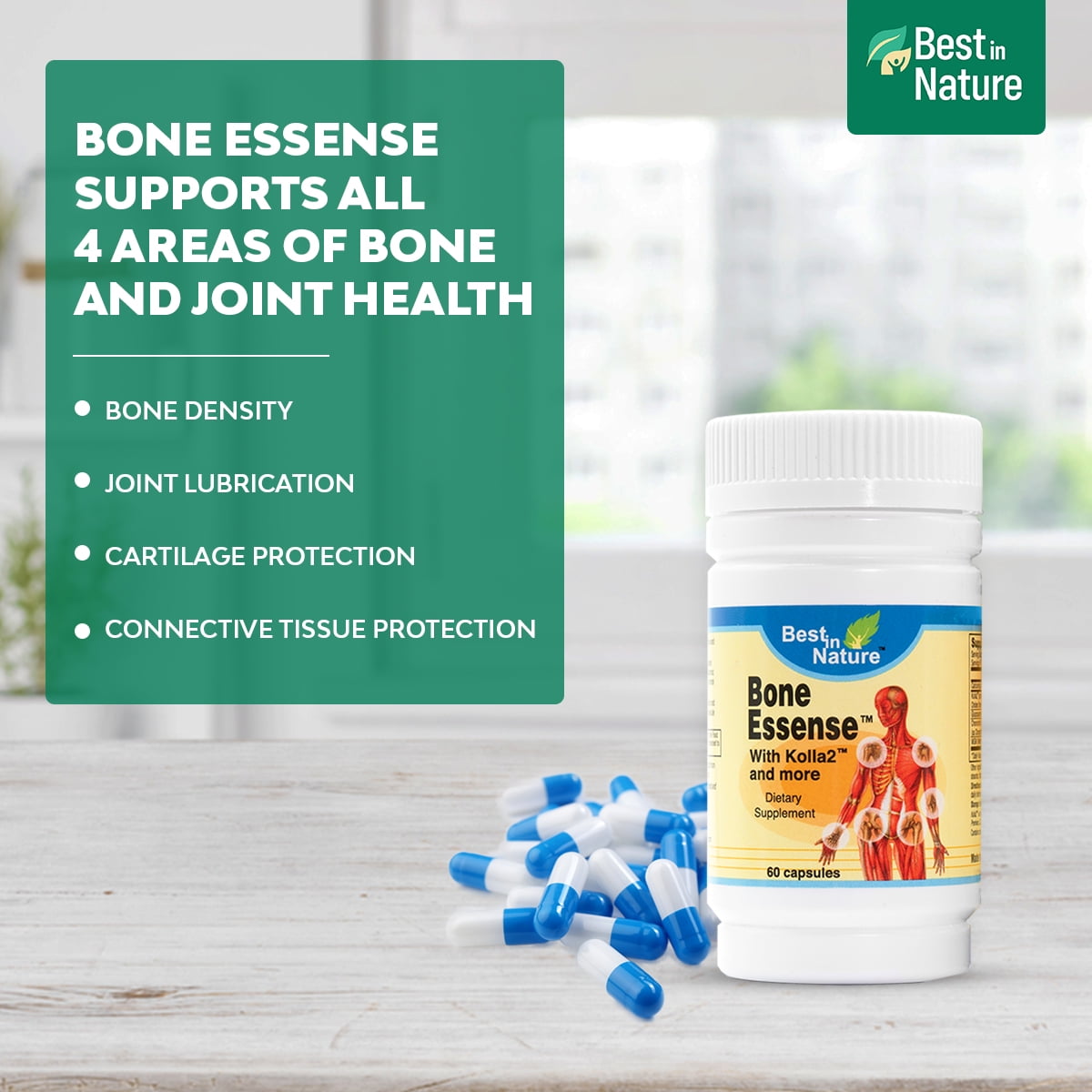 Best in Nature Bone Essense, Bone Density Calcium Formula