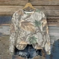 thumbnail image 4 of Makaor Pullover Sweatshirts for Women Plus Size Crew Neck Tops Camouflage Long Sleeve Tees Oversized Casual Vacation Clothes, 4 of 7