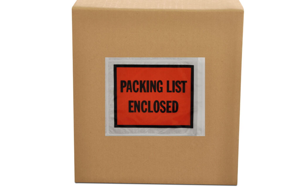 4000 4.5" x 5.5" Packing List Enclosed Shipping Label Envelopes Pouches