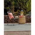 thumbnail image 2 of Outdoor Zrand Collection Area Rug Light Gray - 7'10" Square, 2 of 5