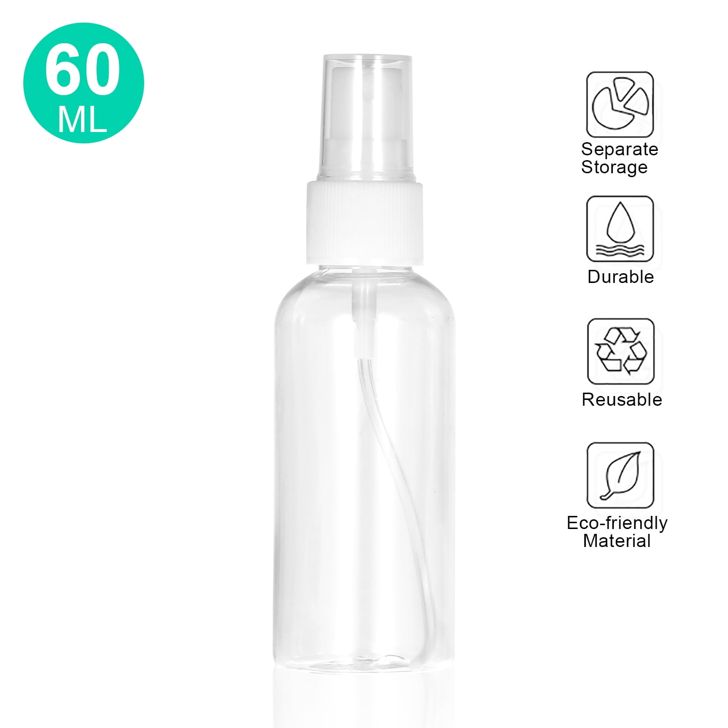 Download Meterk Meterk 100ml Clear Pet Spray Bottle Fine Mist Sprayer Mini Travel Bottle Empty Refillable Container For Perfume Cosmetic Makeup Water Atomizer Walmart Com Walmart Com