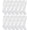 12 Pairs White, variant on Girls Knee High Socks, Cotton, Uniform School Sock, Kids Sock Size 6-8 (12 Pairs, White)