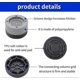thumbnail image 3 of 4 Pieces Anti-vibration Rubber Feet For Washing Machine Dryer, Washing Machine Pad Vibration Dampener, Vibration Dampener Anti-vibration Mat, Univer, 3 of 5