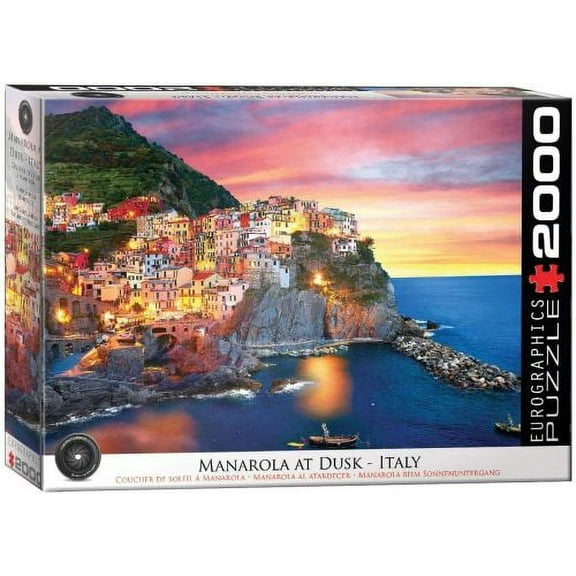 EUROGRAPHICS Manarola At Dusk Italy 2000 Piece Puzzle