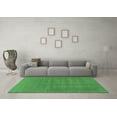 thumbnail image 3 of Ahgly Company Indoor Rectangle Solid Emerald Green Modern Area Rugs, 5' x 8', 3 of 4