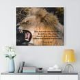 thumbnail image 2 of Scripture Walls Hosea 11:10  Roaring Lion of Judah Bible Verse Canvas Christian Wall Art Ready to Hang Unframed, 2 of 9
