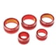 thumbnail image 1 of Cubiertas Del De La Perilla Del Enchufe Del Aire Acondicionado Del Coche 5pcs Para Camry 18 rojo Soledad Cubiertas del anillo de la perilla de aire acondicionado, 1 of 7