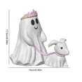 thumbnail image 4 of Del Hecha A Mano Resina Halloween Con Perro Que Camina Fantasma, 4 of 9