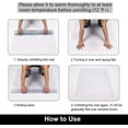 thumbnail image 6 of Office Mat for Hardwood Floor, 36" x 48" Rectangle Clear Chair Mat ,Matte, PVC, 6 of 10