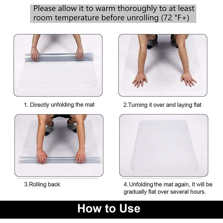 Kibhous Office Mat for Hardwood Floor 36