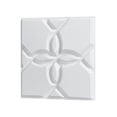 thumbnail image 5 of 3D Wall Panels 33-Pack 11.81 x 11.81'' PVC White Floral - Textured Design for Home Decor, Living Room, Bedroom, DIY Projects, 5 of 5