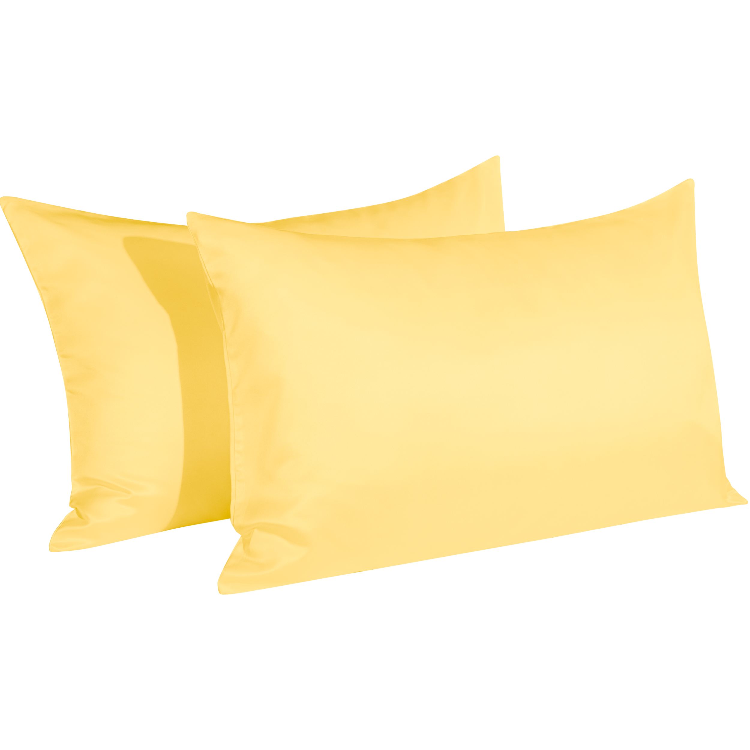 ORGANICTUNE Silky Satin Pillowcases with Hidden Zipper, Breathable and