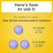 Zarbee's Children's Sleep Chewable Tablet with Melatonin, Grape, 30 Count