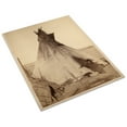 thumbnail image 3 of Print: A Young Oglala Girl Sitting In Front Of A Tipi, With A Puppy Beside, 3 of 4