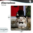 thumbnail image 4 of Stupell Industries Eclectic Lord Bunbury Rabbit Canvas Art, 24 x 30, by Lucia Heffernan, 4 of 8