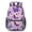 Black-1, variant on 17 Inch Lightweight Backpack,PVC Waterproof Oxford Fabric, Ergonomically Designed, with Large Capacity, Monarch Butterfly Aesthetic