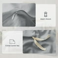 thumbnail image 3 of Peace Nest Linen Cotton Duvet Cover and Pillow Sham Set, Breathable and Skin-Friendly Bedding Set Dark Gray - Twin, 3 of 4