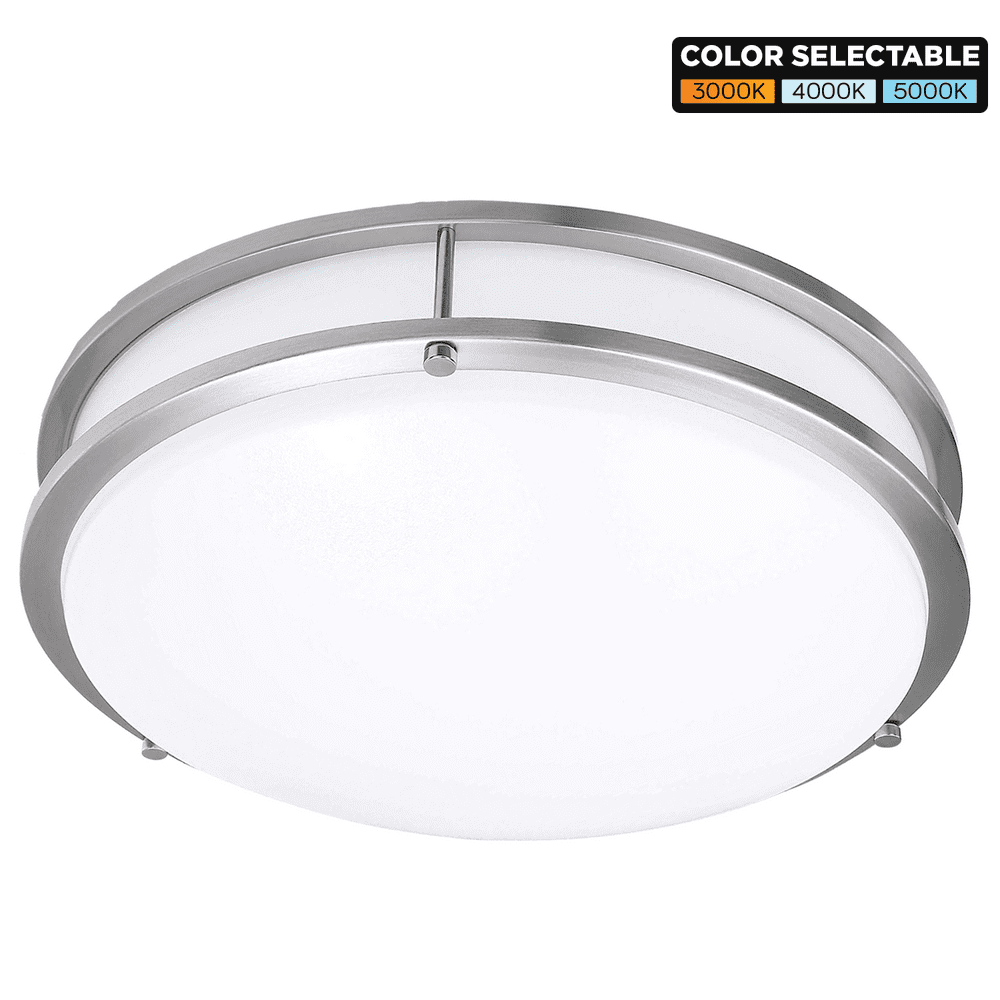 DARELO Dimmable 12 Inch LED Ceiling LightElegant Minimalist Flush