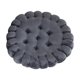 thumbnail image 4 of Cojín con forma de galleta perfecl decoración del hogar cómodo y moderno para el suelo Gris oscuro, 4 of 8