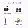 thumbnail image 3 of Sistema de monitoreo de presión de neumáticos TPMS USB 433,92 MHz Reemplazo DC 5 V Herramientas Neumático Sensores externos, 3 of 5