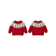 thumbnail image 2 of Miaouyo Kids Baby Girls Boys Christmas Fall Sweater 0 3 6 9 12 18 24 Months 2T 3T 4T 5T Crew Neck Tree Warm Winter Sweater Clothes, 2 of 9