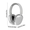 thumbnail image 3 of Over-Ear Bluetooth Headphones, Noise Cancelling, No Sound Leakage, Extra Long Battery Life, Sports Ready, Comfortable Fit, Foldable, High-Quality Stereo, Adjustable Headband, Workout, Daily Use, 3 of 6