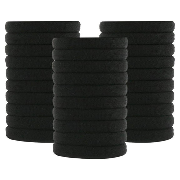 Soft Hair Ties for Adults and Kids 3cm Ponytail Holders Fine Scrunchies Curly Hair Accessories Elastic Bands for Girls and Women