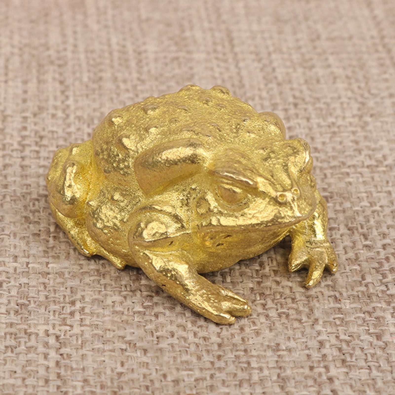 Decorative Golden Toad Ornament Retro Auspicious Good Meaning