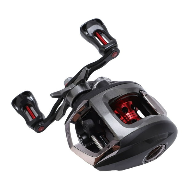 Carrete De Baitcasting, De Frenado Magnético Eficiente Carrete De Pesca Multiusos Nylon Relación De Engranaje De Alta Velocidad 6.3: 1 Copa De Línea De Gran Capacidad