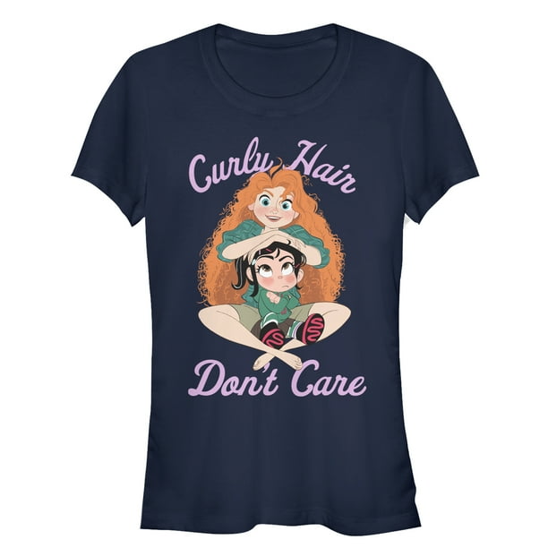 Junior's Ralph Breaks the Internet Merida Hair Graphic Tee Navy Blue Large Junior's Ralph Breaks the Internet Merida Hair Graphic Tee Navy Blue Large