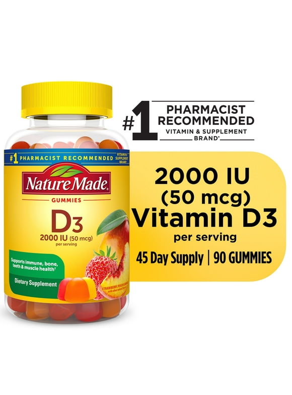Nature Made Vitamin D3 in Letter Vitamins