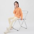 thumbnail image 4 of Kids Toddler Girls Leggings Solid Warm Thick Fleece Lined Skinny Pants Trousers Teenage Child 3-13 Years, 4 of 7