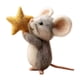 thumbnail image 4 of Ratones hechos a mano con adornos de muñecos de ratón estrella, miniatura navideña creativa para interiores Estilo B, 4 of 8