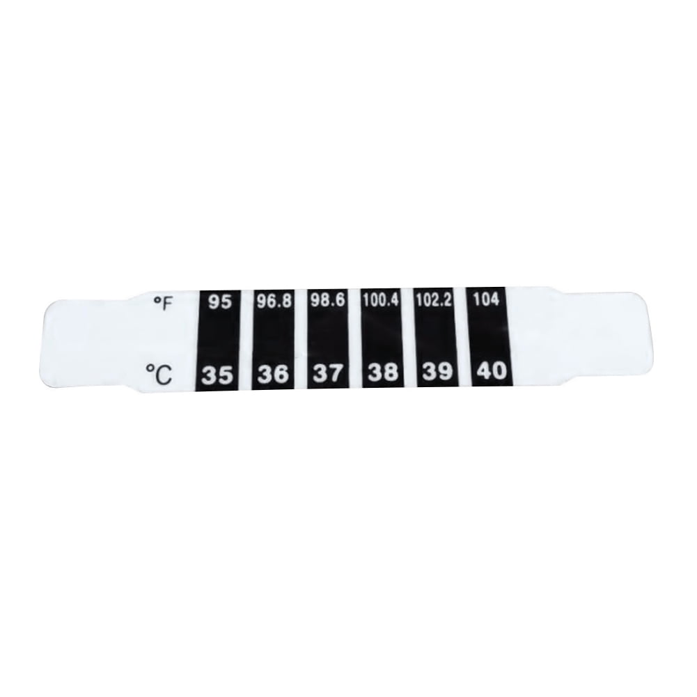 Famure 2PCS/Pack Forehead Head Scale Thermometer Strip Bendable Body Temperature Gauge Baby Forehead Temperature Measurement Strip