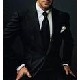 thumbnail image 3 of HAHDAXIA Gentleman's Essentials Weekend Casual White Pocket Square, 3 of 3