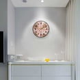 thumbnail image 5 of Yayeee Wall Clock Battery Operated 9.5" Silent Quartz Non-Ticking for Living Room Decor, Pink Candy House, 5 of 8